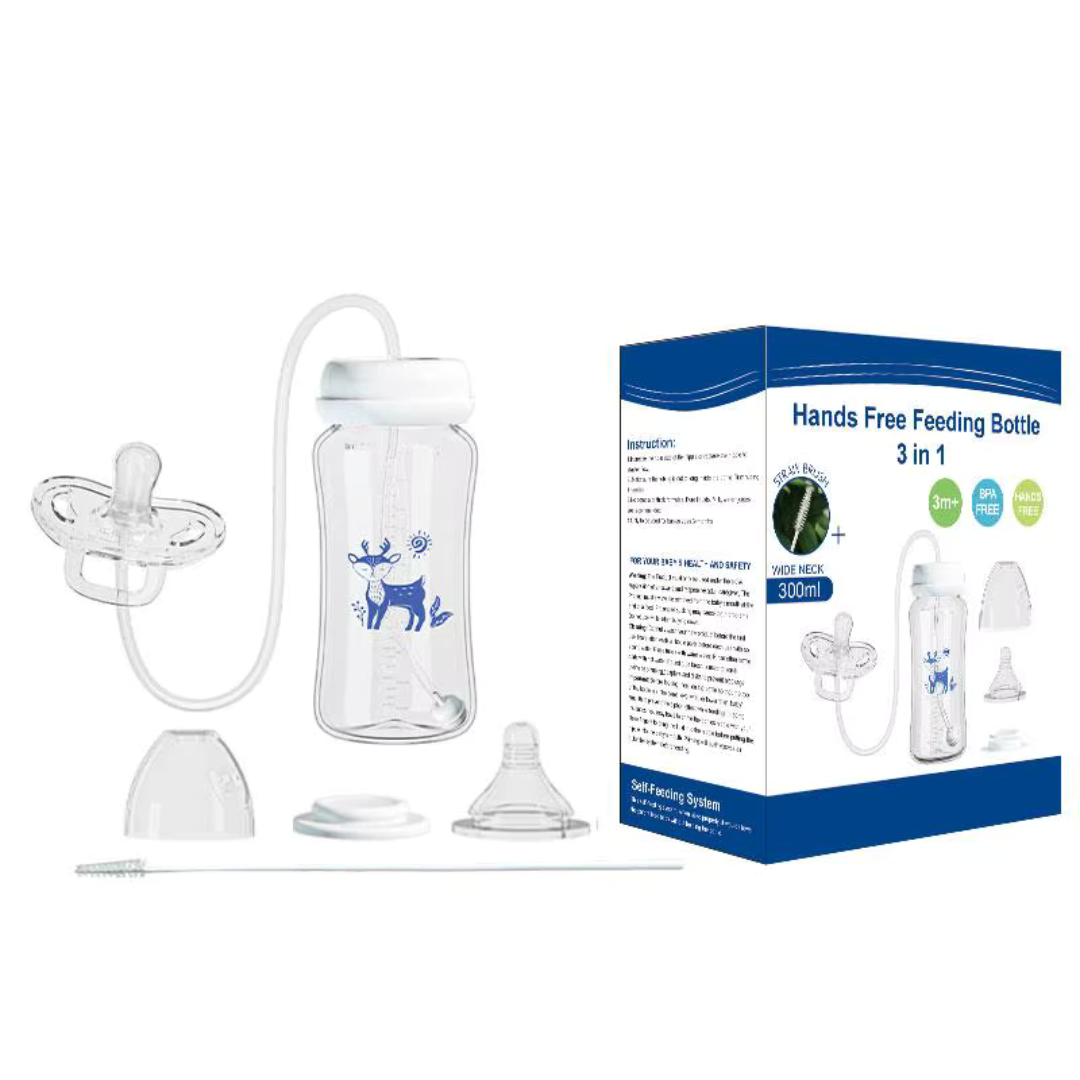 Biberón de cuello ancho 3 en 1 300ml